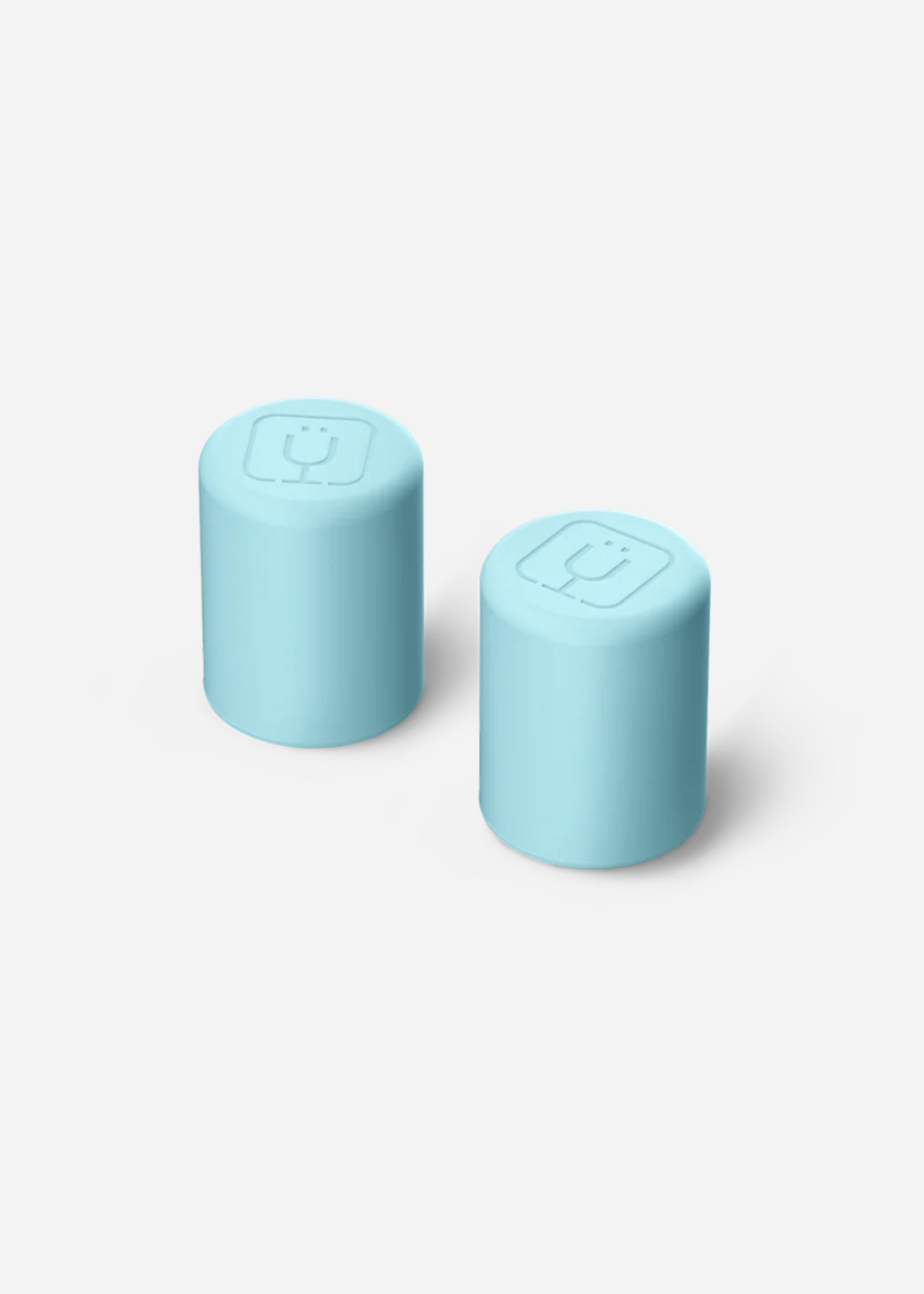 BruMate Magnetic Straw Caps- Glacier