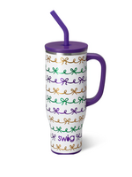 Mardi Gras Bows Mega Mug 30oz