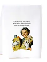 Cora & Pate Shopping Or Murder Kitchen Towel