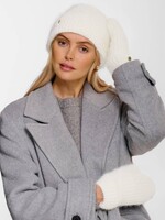 Katie Loxton Gift Boxed Hat and Mitten Set | White