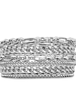 Leslie Curtis Jewelry Sonia- multi chain bracelet with toggle closure