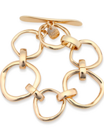 Leslie Curtis Jewelry Gemma-chunky open link chain toggle closure