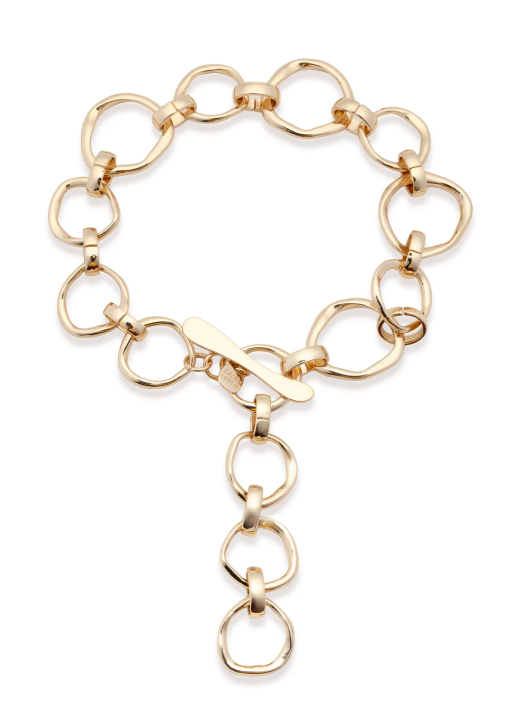 Leslie Curtis Jewelry Kirby-chunky open link chain 17" toggle closure