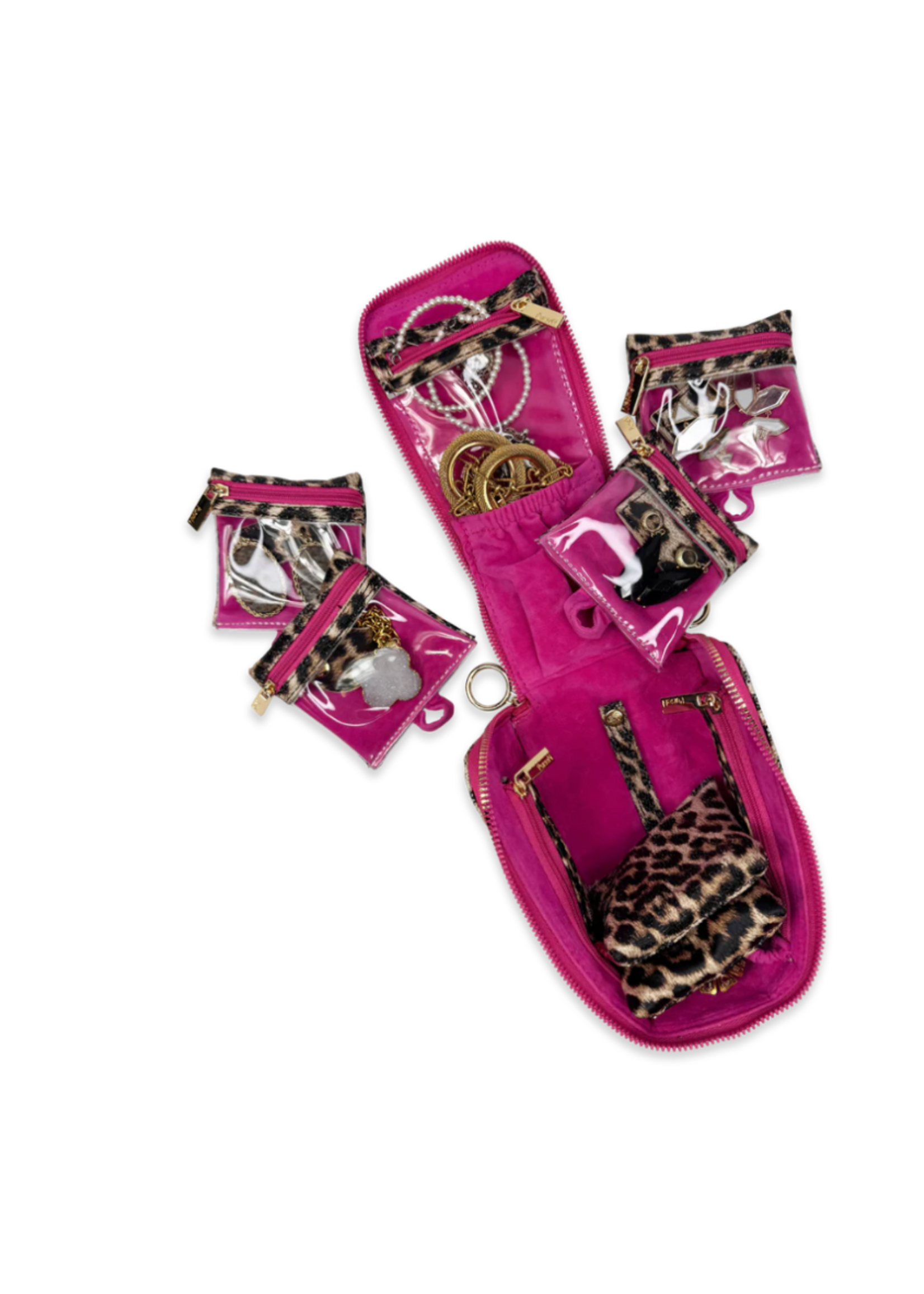 PurseN Train Jewelry Case - Fierce Leopard
