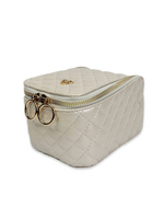 PurseN Train Jewelry Case- Pearl Quilted