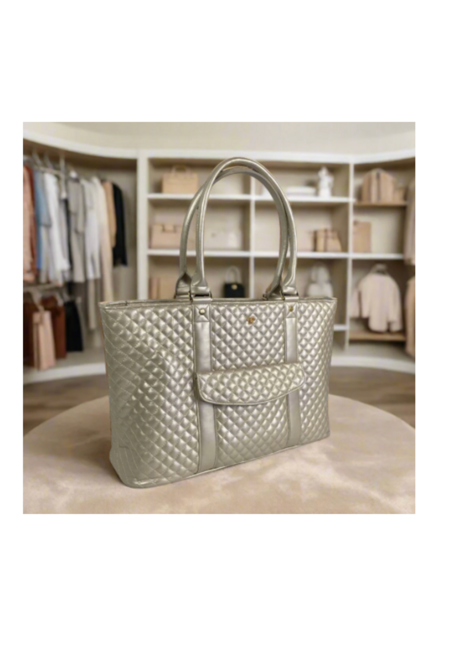 PurseN VIP Travel Tote - Pearl Quilted