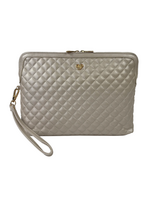 PurseN Litt Makeup Case - Pearl Quilted