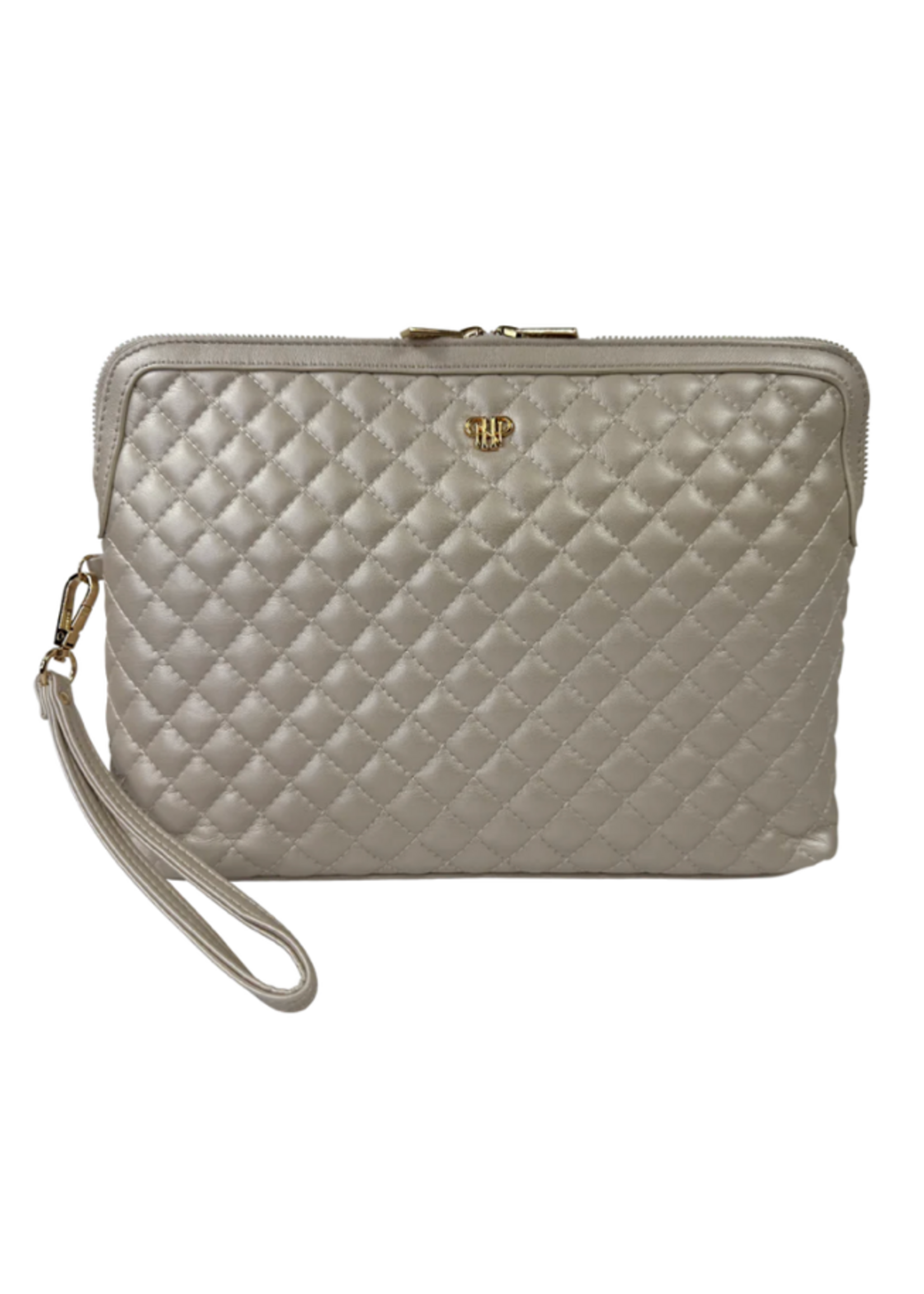 PurseN Litt Makeup Case - Pearl Quilted