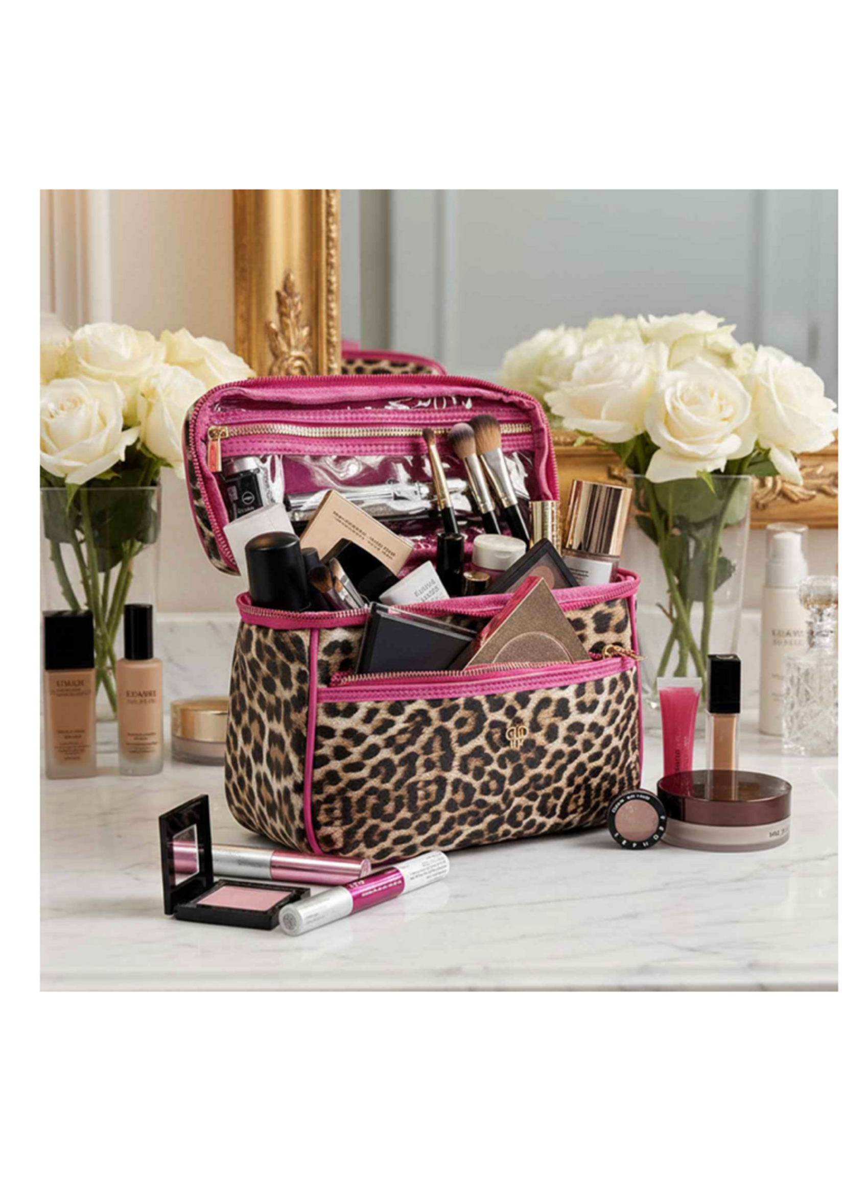 PurseN Train Case - Fierce Leopard