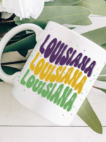 Pelican Provision Mardi Gras Louisiana Coffee Mug