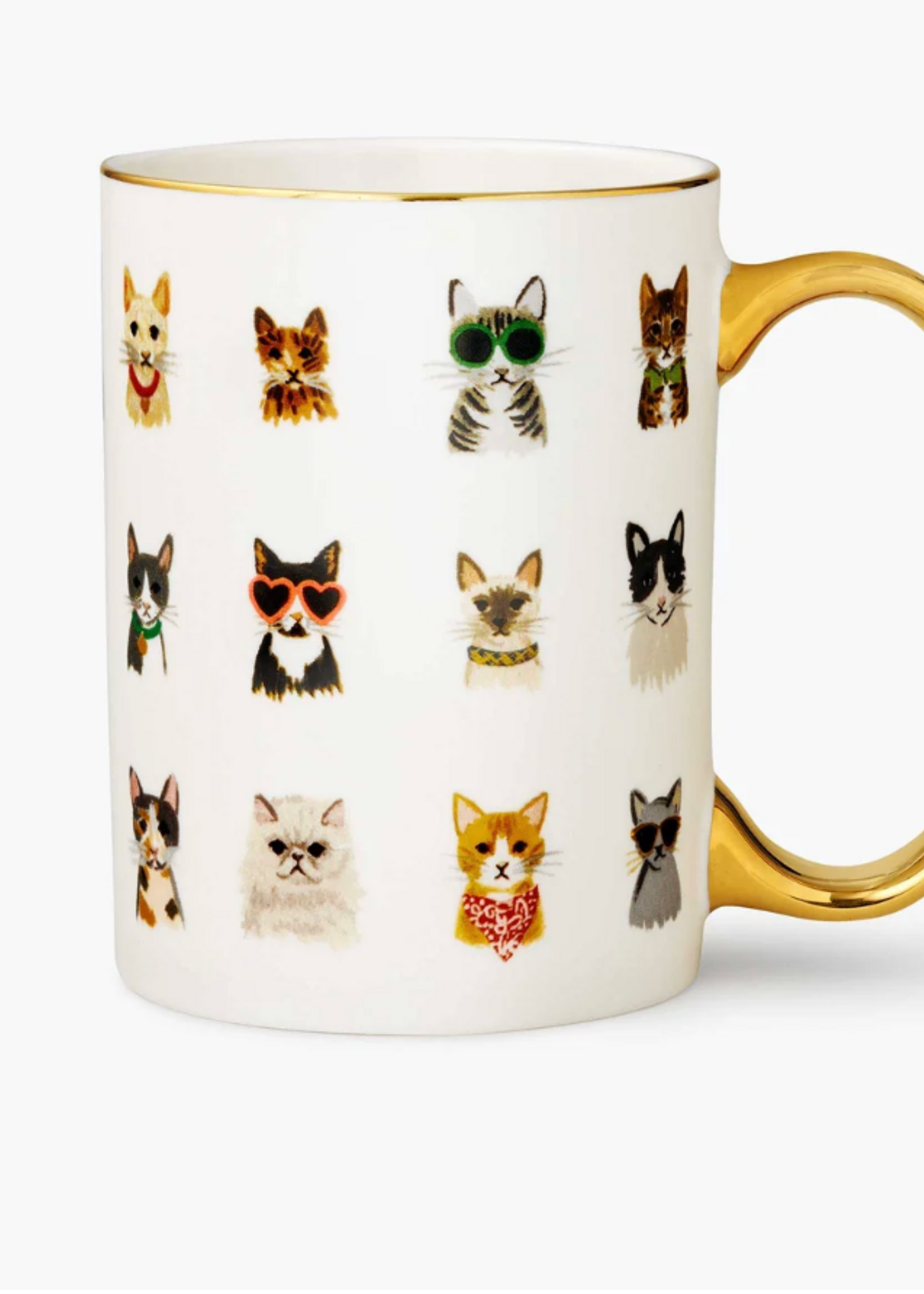 Rifle Paper Co Cool Cats Porcelain Mug