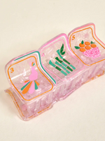 The Darling Effect Shape Up Claw Clip- Mahjong Tiles