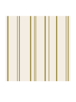 Hester & Cook Antique Gold Stripe Cocktail Napkin