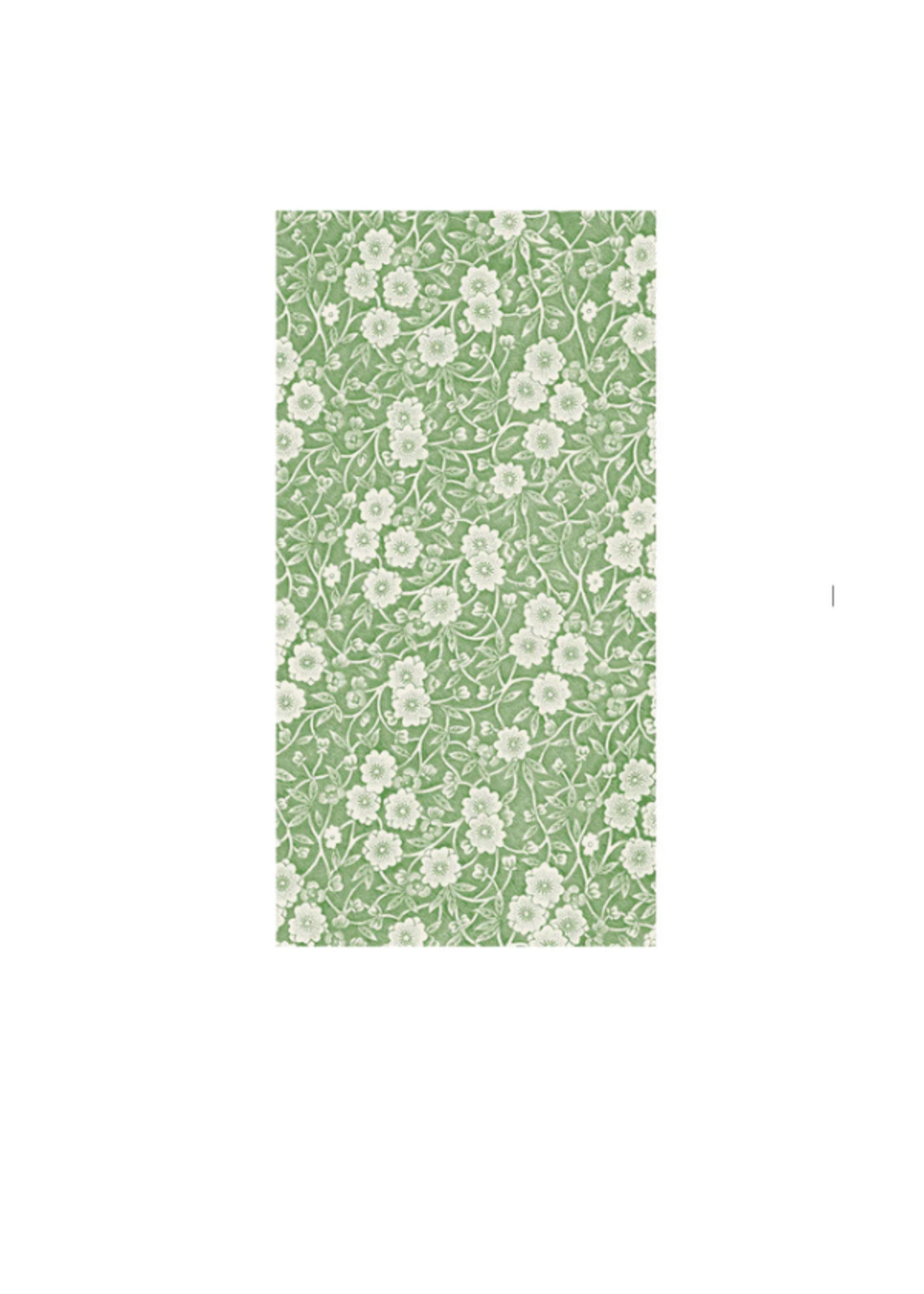 Hester & Cook Green Calico Guest Napkin