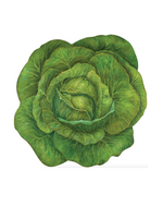 Hester & Cook Die-Cut Cabbage Placemat