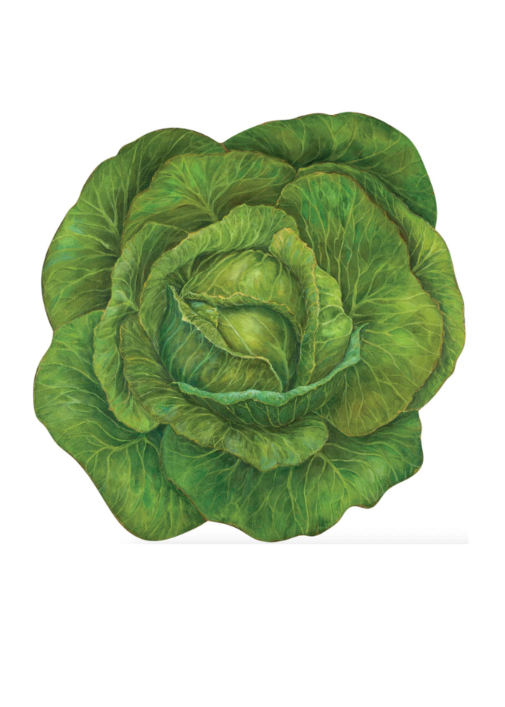 Hester & Cook Die-Cut Cabbage Placemat
