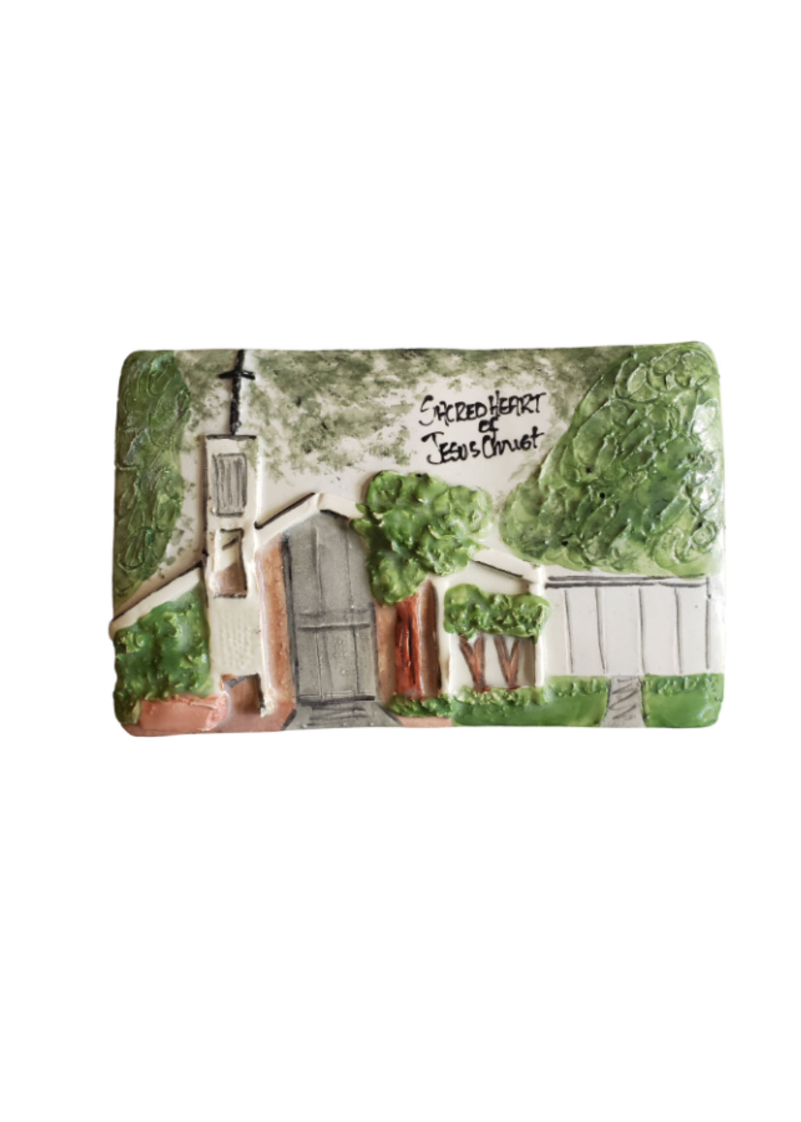 Architectural Memories Sacred Heart of Jesus Catholic Church Plaque