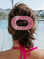Teleties Summer Crush Large Flat Round Hair Clip