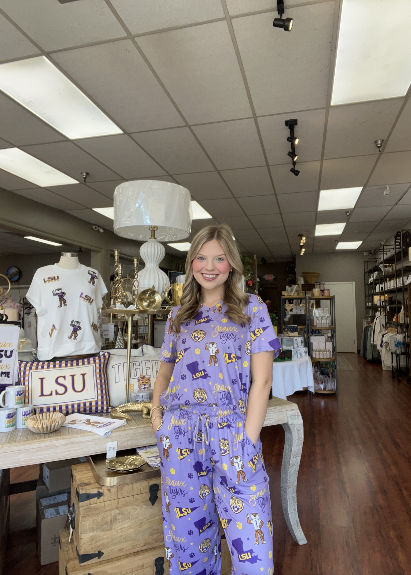 Mary Square Pant Set Ali LSU