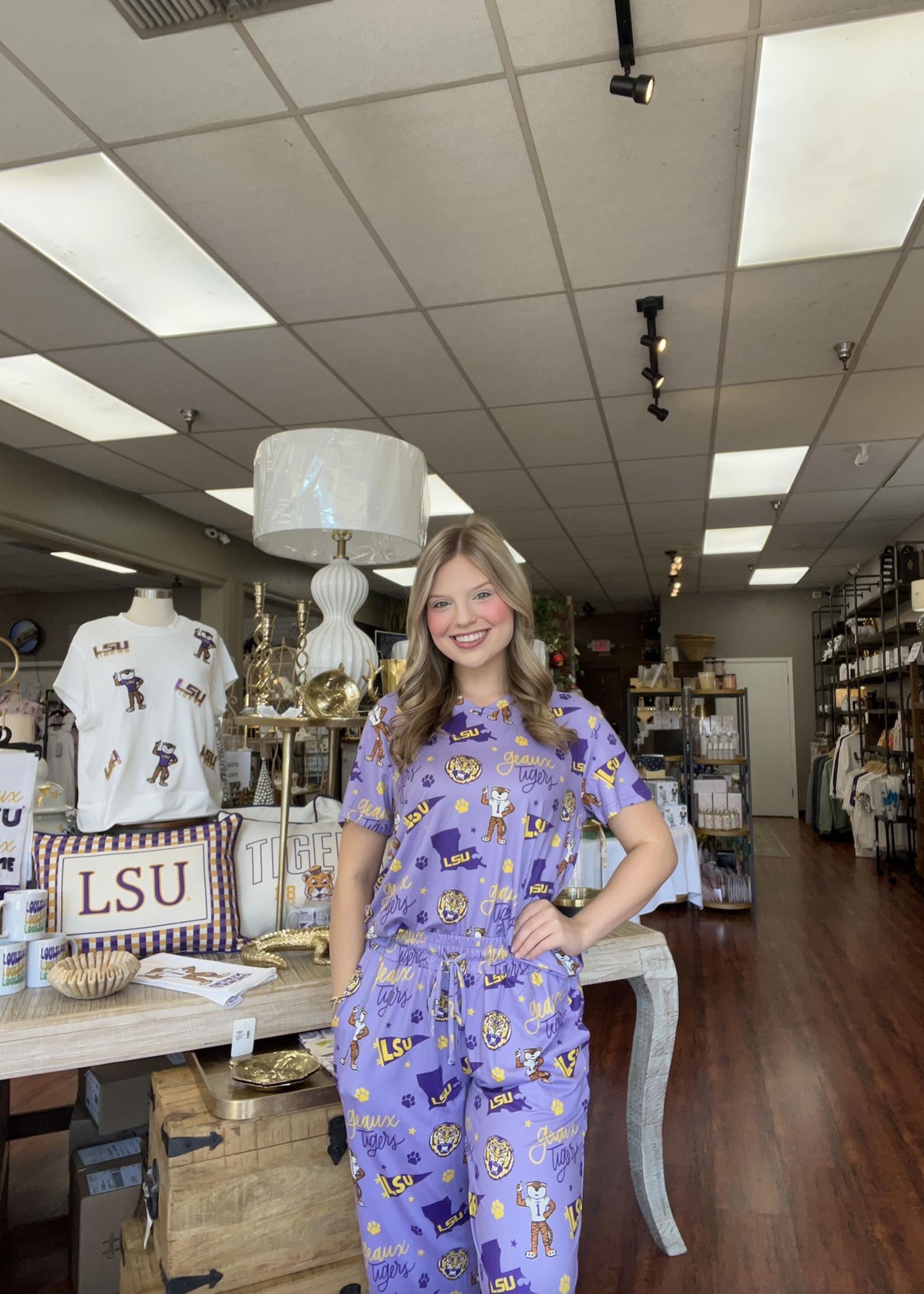 Mary Square Pant Set Ali LSU