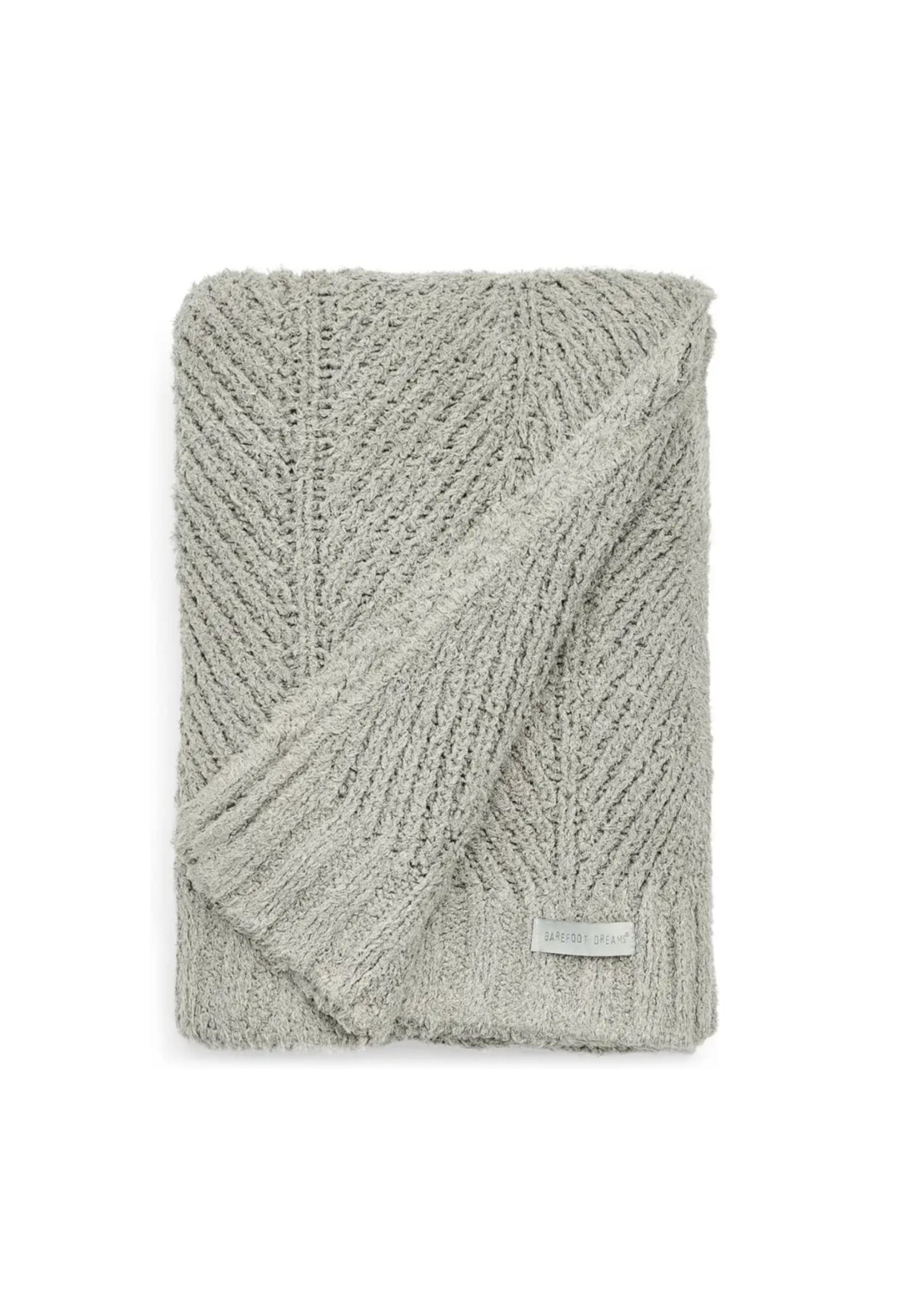 Barefoot Dreams, Inc Cozy Shine Herringbone Blanket- Wave