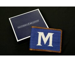 Smathers & Branson Needlepoint Wallet