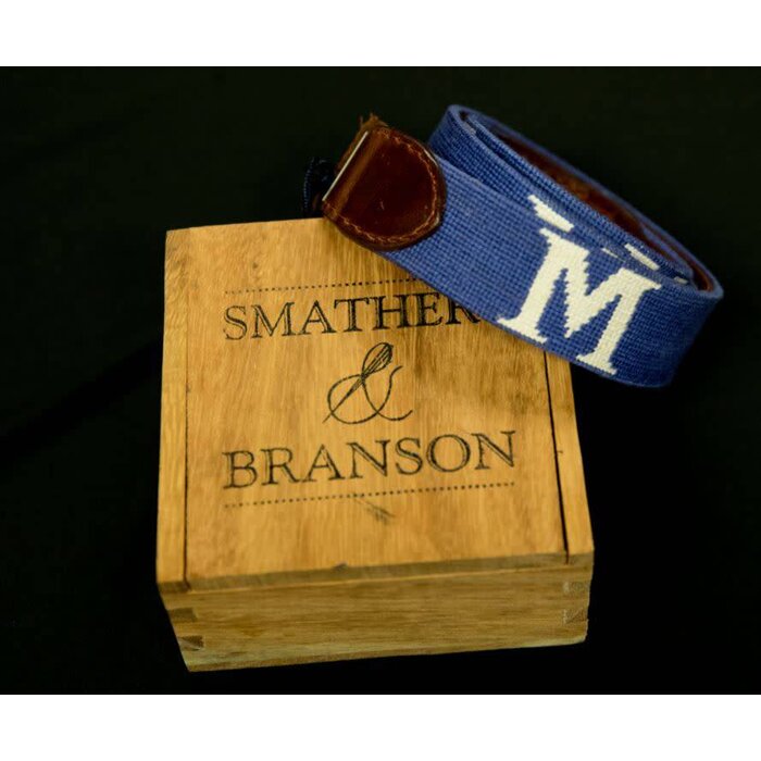 Smathers & Branson Needlepoint Belt