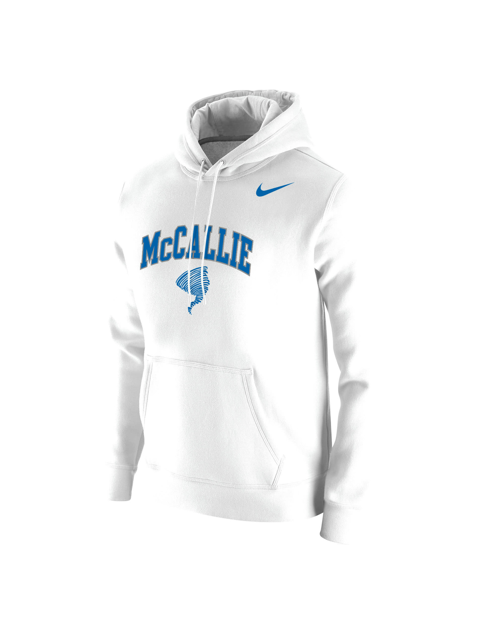 nike club fleece hoodie white