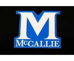 M BUMPER STICKER