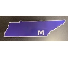 TENNESSEE M CAR MAGNET