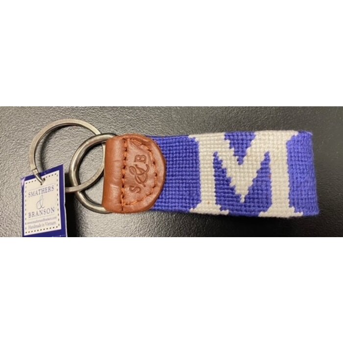 SMATHERS and  BRANSON KEY FOB- Blue