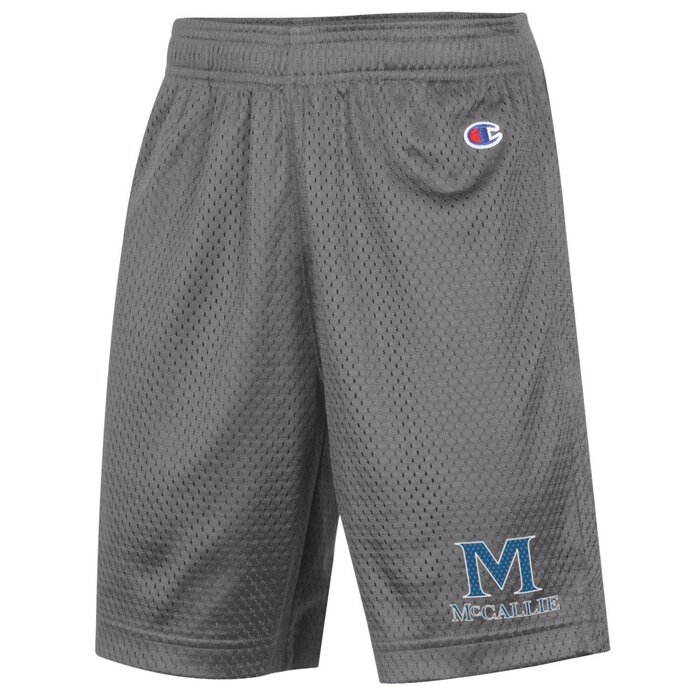 CHAMPION YOUTH MESH SHORTS - Gray