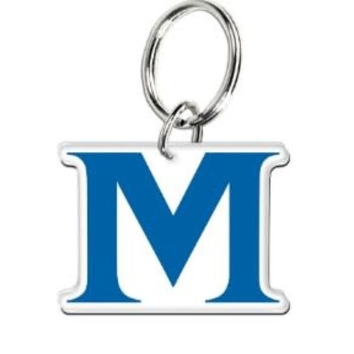 LASER CUT M KEY RING