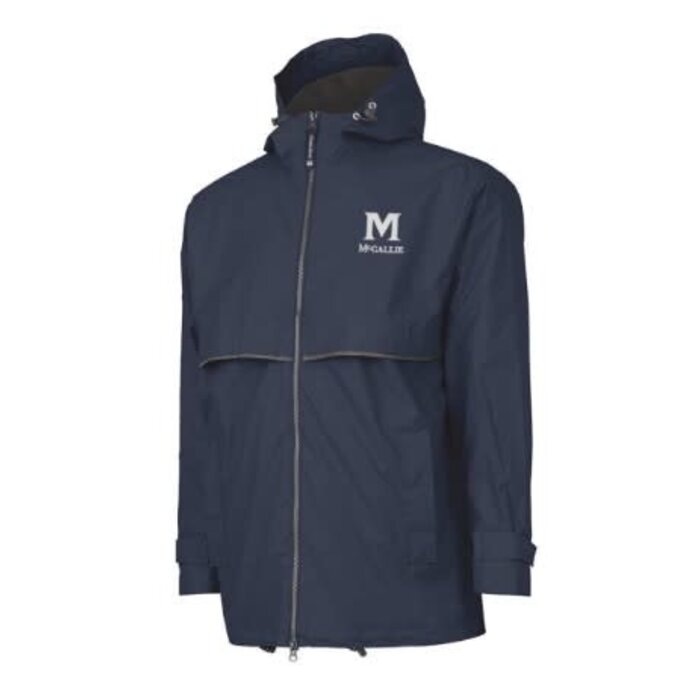 Charles River New Englander Navy Rain Jacket