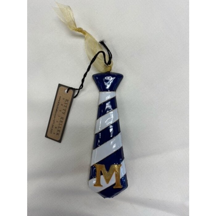 KK Striped Tie Shape Ornament