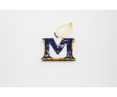 KK M Cut out Ornament