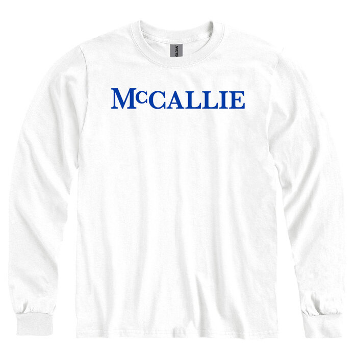 Classic White L/S McCallie Tee
