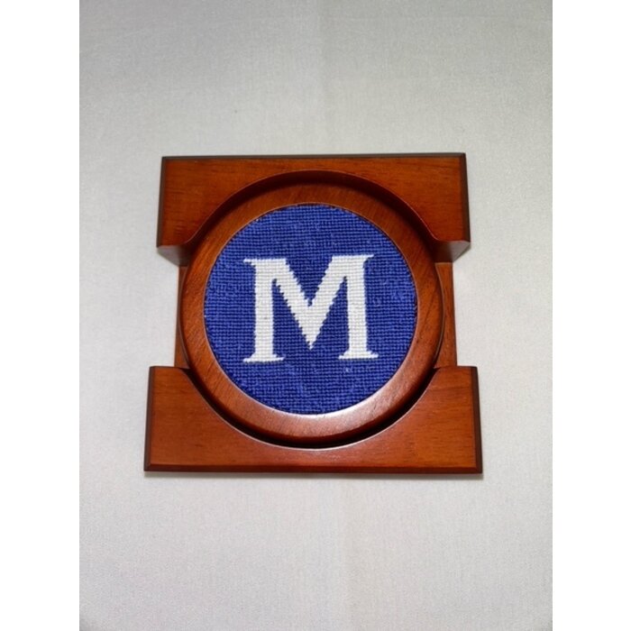 Smathers & Branson Blue Coaster w/ M