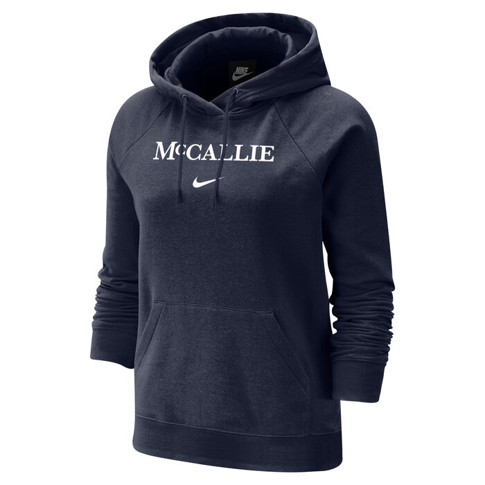Women's Nike Navy Fleece Hoody with McCallie