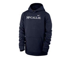 Nike Youth Club Fleece  Hoody Navy w/ McCallie