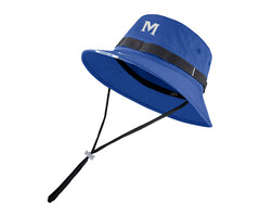Nike Sideline Boonie Hat/Bucket Hat royal with M and McCallie  on front rim