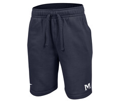 Youth Nike Club Fleece Navy Short