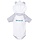 Infant Raglan Bodysuit with Hood and Ears