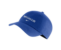 Nike Campus Royal Campus hat with McCallie