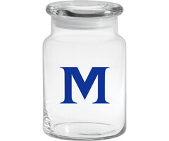 McCallie 26 oz.  Apothecary Jar with M Logo
