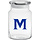 McCallie 26 oz.  Apothecary Jar with M Logo