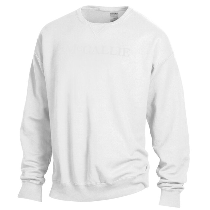 gear for sports Comfort Wash White Crew with White McCallie