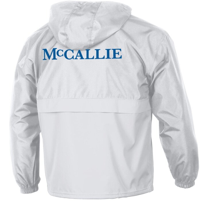 Champion Light Weight Full Zip White  Jacket w/M