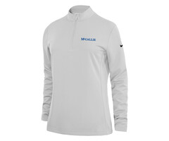 Nike Women's 1/2 Zip Dri Fit  White with McCallie