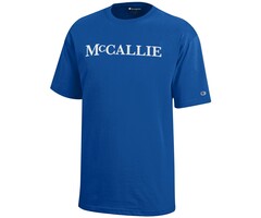Champion Youth Royal Tee with McCallie
